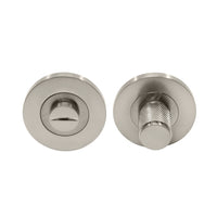 NIDO Turn & Release - 56mm Rose -Knurled in Brushed Nickel