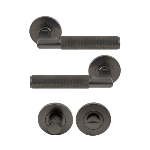 NIDO - Lumina Privacy Set - Knurled in Graphite Nickel