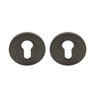 NIDO Euro Escutcheon Set (pair) in Graphite Nickel