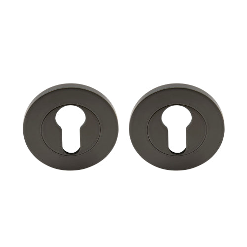 NIDO Euro Escutcheon Set (pair) in Graphite Nickel