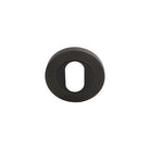 NIDO Oval Escutcheon, Single in Dark Roman Brass