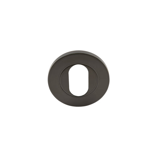 NIDO Oval Escutcheon, Single in Graphite Nickel