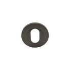 NIDO Oval Escutcheon, Single in Graphite Nickel