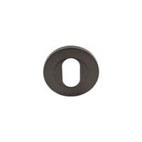 NIDO Oval Escutcheon, Single in Graphite Nickel