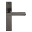 NIDO - Verge Plain Lever on Backplate in Graphite Nickel