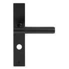 NIDO - Verge Plain Lever on Backplate - P85mm in Matt Black