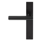 NIDO - Verge Plain Backplate Dummy Lever LH in Matt Black