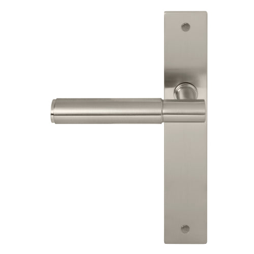 NIDO - Linear Backplate Dummy Lever LH in Brushed Nickel