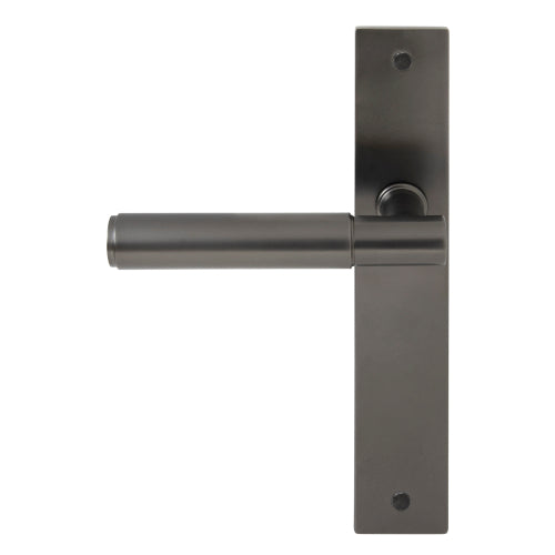 NIDO - Verge Plain Backplate Dummy Lever LH in Graphite Nickel