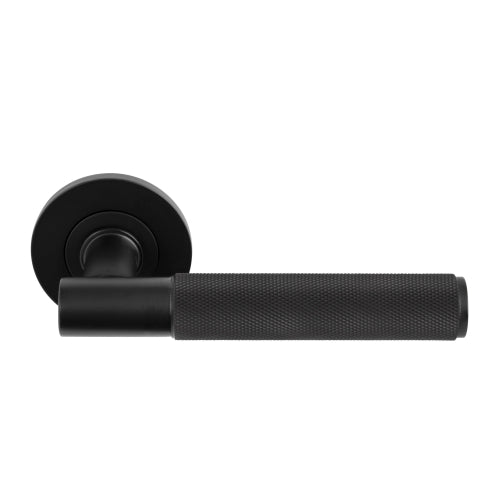 NIDO - Verge Lever Set - Knurled in Matt Black