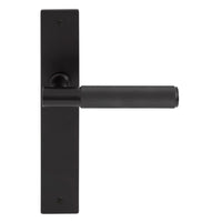 NIDO - Verge Square Backplate - Knurled in Matt Black
