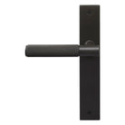 NIDO -Verge Square Backplate Dummy Lever LH-Knurled in Dark Roman Brass