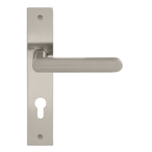 NIDO - Modella Square Backplate - E85mm in Brushed Nickel