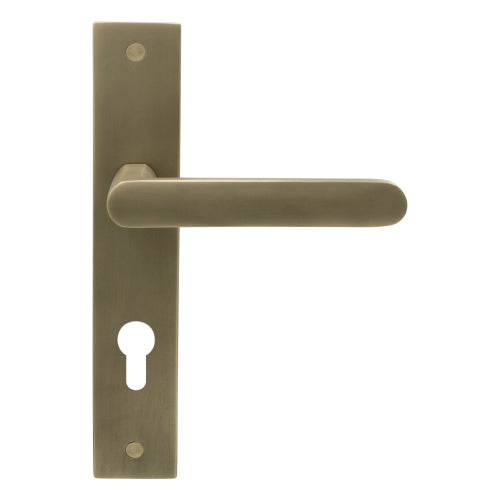 NIDO - Modella Square Backplate - E85mm in Roman Brass