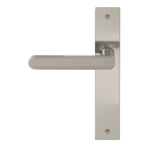 NIDO - Modella Backplate Dummy Lever LH in Brushed Nickel