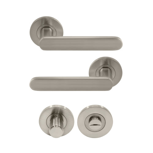 NIDO - Modella Privacy Set in Brushed Nickel