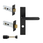 NIDO - Modella Square Backplate Privacy Set in Matt Black