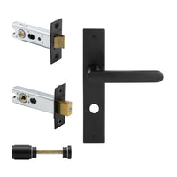 NIDO - Modella Square Backplate Privacy Set in Matt Black