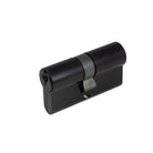 60mm Euro Double Cylinder - Key/Key in Matt Black