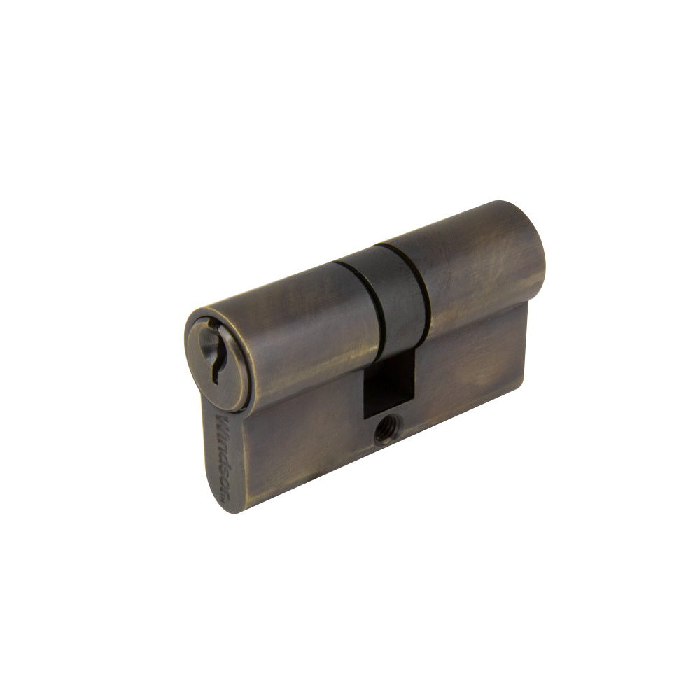 60mm Euro Double Cylinder - Key/Key in Oil Rubbed Bronze