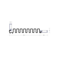 LORIENT 9070 - Hinge Guard (Finger Guard), Mounted on the Reveal Side (Medium Duty) in Black