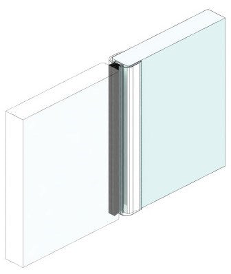 RAVEN RP103 Astragal Seal Poly Carbonate Seal 3000mm in Translucent