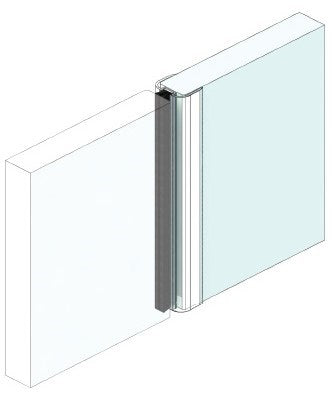 RAVEN RP104 Astragal Seal Poly Carbonate Seal 3000mm in Translucent