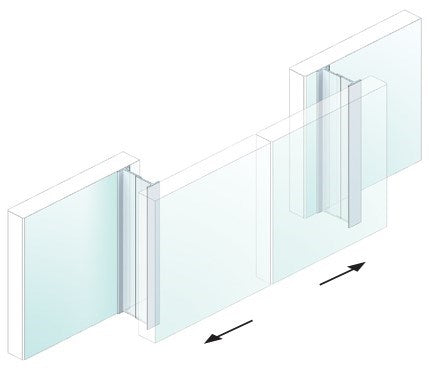 RAVEN RP105 Astragal Seal Twin Seal 3000mm in Translucent