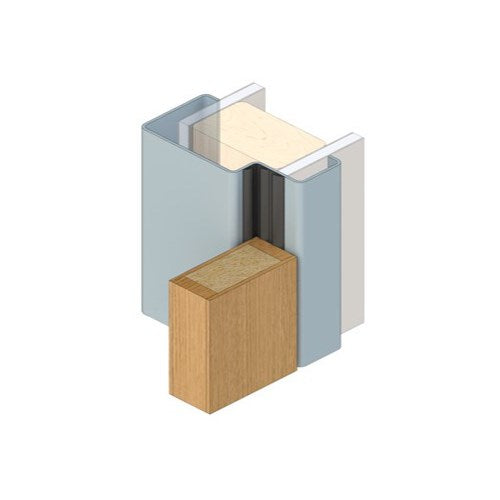 RAVEN RP124 Perimeter Seal, Single Door Set 5200mm - Sides 2100mm, Top 1000mm in Black