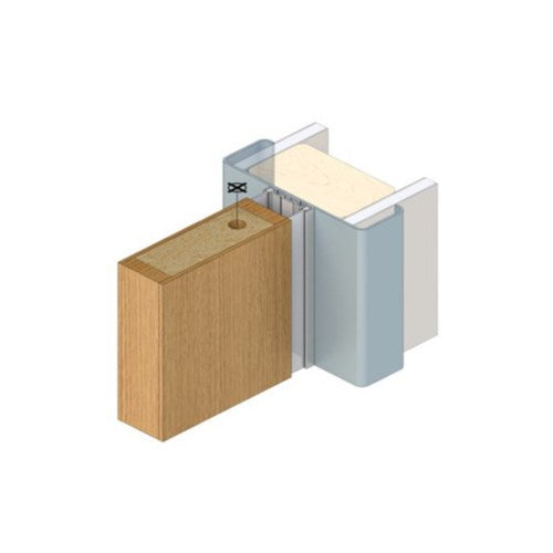 RAVEN RP130Si Perimeter Seal, Single Door Set 5200mm - Sides 2100mm, Top 1000mm in Clear Anodised