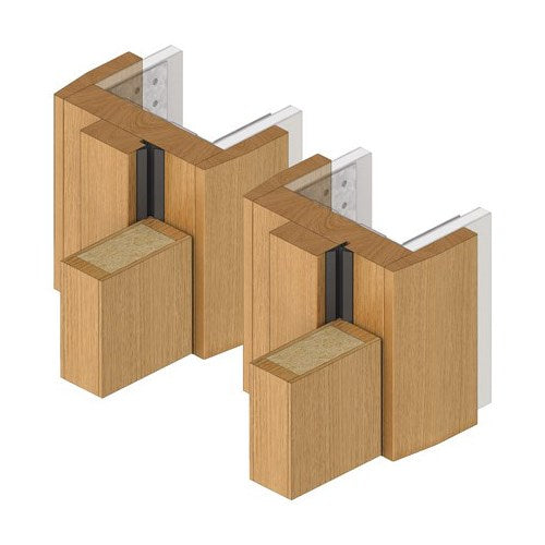 RAVEN RP134 Perimeter Seal, Single Door Set 5200mm - Sides 2100mm, Top 1000mm in Black