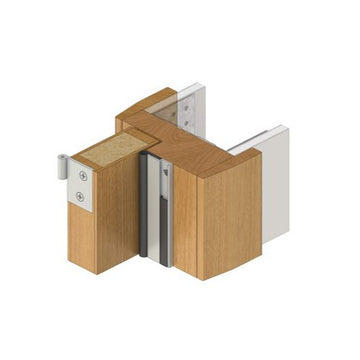 RAVEN RP23 Perimeter Seal, Single Door Set 5200mm - Sides 2100mm, Top 1000mm in Clear Anodised