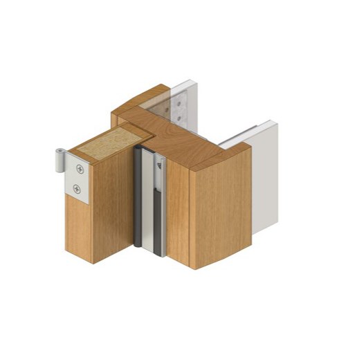 RAVEN RP23 Perimeter Seal, Single Door Set 5200mm - Sides 2100mm, Top 1000mm in Clear Anodised
