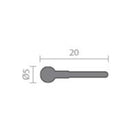 RAVEN RP316Si Silicon Rubber 1000mm in Grey