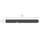 RAVEN RP326 EPDM - Solid 1000mm in Black