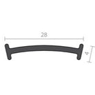 RAVEN RP330 EPDM - Solid 1000mm in Black