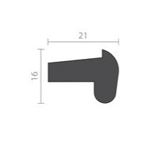 RAVEN RP354 EPDM - Solid 1000mm in Black