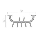 RAVEN RP404 Flex PVC 1000mm in Grey