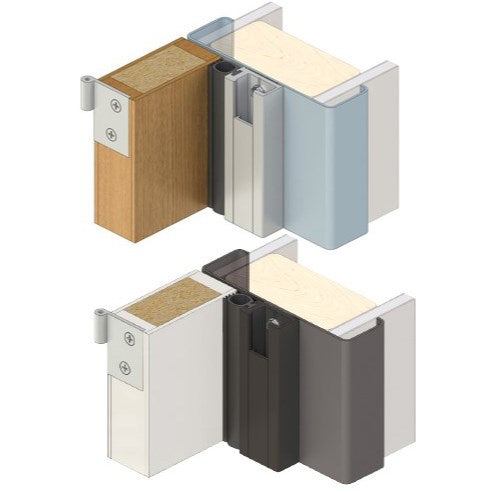 RAVEN RP47Si Perimeter Seal, Single Door Set 5200mm - Sides 2100mm, Top 1000mm in Clear Anodised