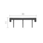RAVEN RP486 Rigid/Flex PVC 3000mm in Black
