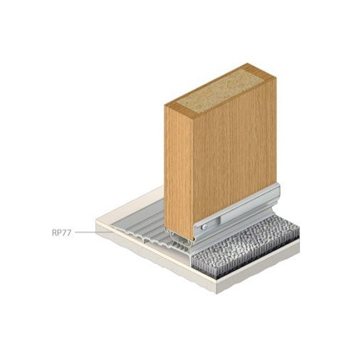 RAVEN RP4T Door Bottom Seal Top Only 3000mm in Clear Anodised