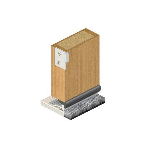 RAVEN RP54 Door Bottom Seal 3000mm in Clear Anodised
