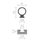 RAVEN RP540 Silicon Weather Strip 24m in Black