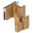 RAVEN RP670 Perimeter Seal, Long Single Door Set 6300mm - Sides 2750mm, Top 1000mm in Black