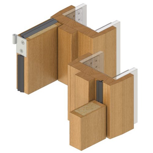 RAVEN RP670 Perimeter Seal, Long Single Door Set 6300mm - Sides 2750mm, Top 1000mm in Black