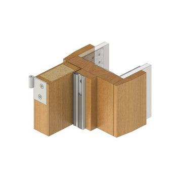 RAVEN RP78Si Perimeter Seal, Single Door Set 5200mm - Sides 2100mm, Top 1000mm in Clear Anodised