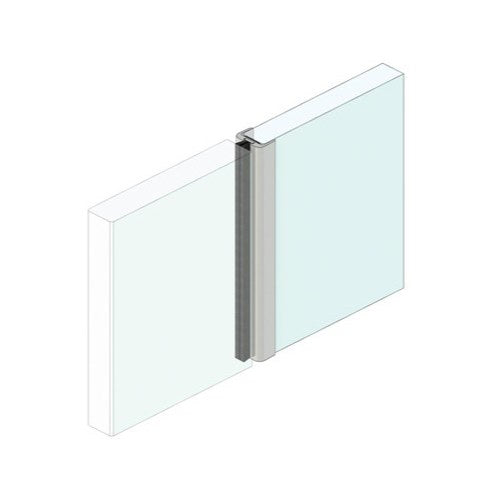 RAVEN RP79 Astragal Seal 3000mm in Clear Anodised