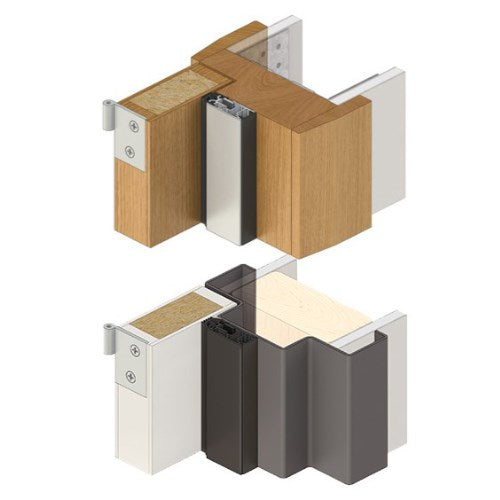 RAVEN RP87Si Perimeter Seal, Long Single Door Set 6300mm - Sides 2750mm, Top 1000mm in Clear Anodised