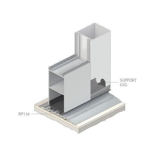 RAVEN RP89 FLEXIBLE PVC Door Bottom Seal 1000mm in White