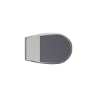 Anti-Microbial Xcel Series Bumper ? Concealed - With Screw Fixings in Antimicrobial Coating